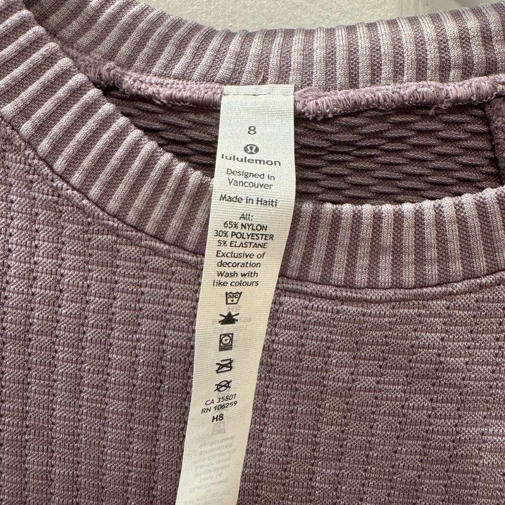 Lululemon Rest Less Pullover in Lavender - Picture 7 of 8